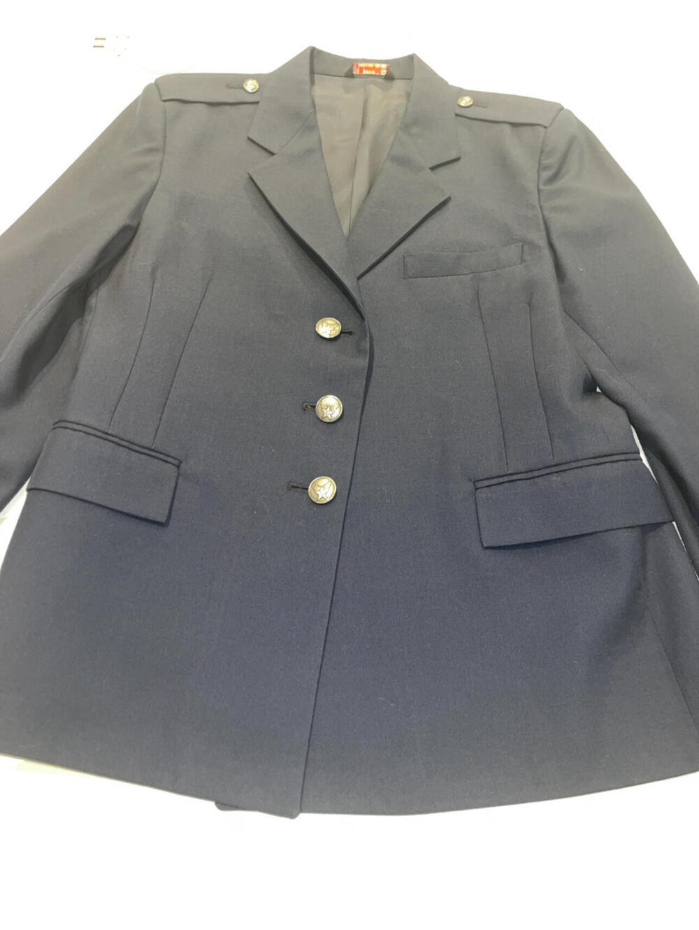 3 BUTTON COAT JACKET UNIFORM AIRMAN USAF U.S. AIR FORCE DRESS BLUE WOMENS 14R